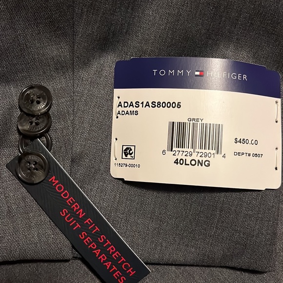 Brand New: Tommy Hilfiger Suit (jacket 40L & pants 34x30)… - Picture 3 of 5